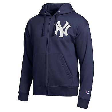 Men's Champion Navy New York Yankees All-Star Full-Zip Hoodie