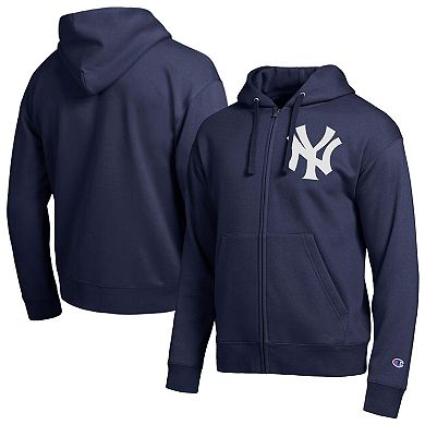 Men's Champion Navy New York Yankees All-Star Full-Zip Hoodie