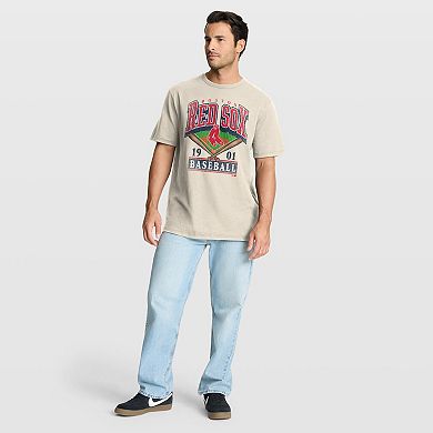 Men's Fanatics Tan Boston Red Sox Stadium Slub T-Shirt