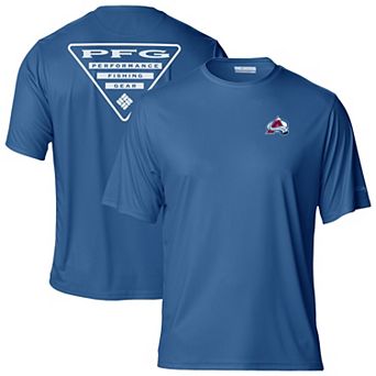 Men's Blue Colorado Avalanche Terminal Tackle Omni-Shade T-Shirt