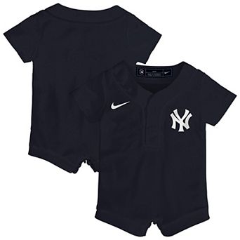 Newborn Nike Navy New York Yankees Alternate Replica Romper Jersey