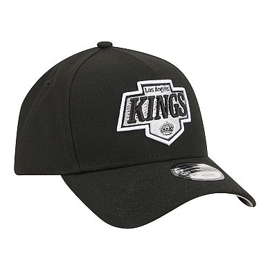 Youth New Era Black Los Angeles Kings 9FORTY A-Frame Adjustable Hat