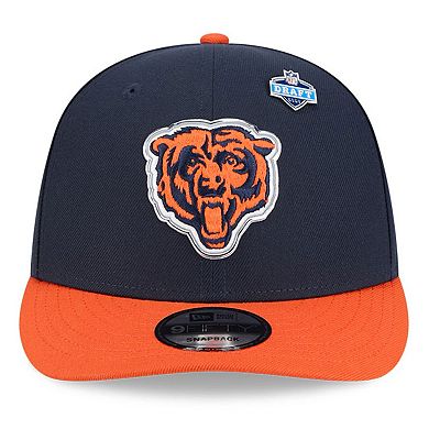 Youth New Era Navy/Orange Chicago Bears 2026 NFL Draft Pre-Curved 9FIFTY Snapback Hat