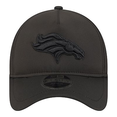 Men's New Era Black Denver Broncos Apex 9FORTY Adjustable Hat