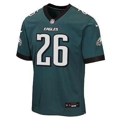 Youth Nike Saquon Barkley Midnight Green Philadelphia Eagles Team Game Jersey