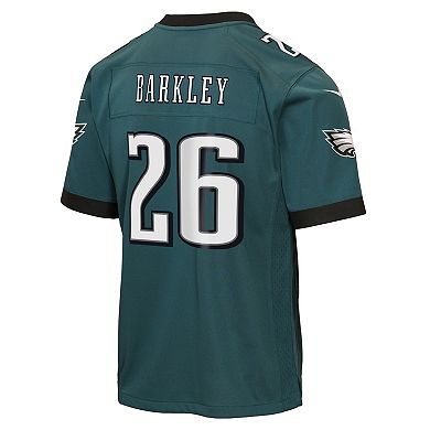 Youth Nike Saquon Barkley Midnight Green Philadelphia Eagles Team Game Jersey