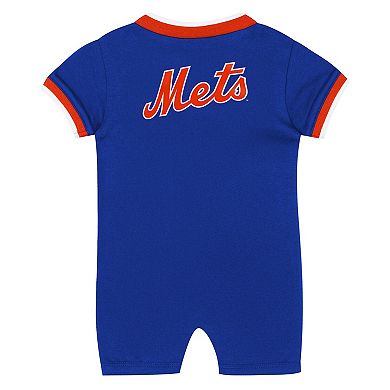 Newborn Outerstuff Royal New York Mets Pinch Coverall