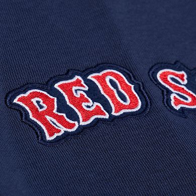 Women's Mitchell & Ness Navy Boston Red Sox Pep Rally Sweatshirt