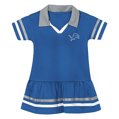 Girls Toddler Outerstuff Blue Detroit Lions Star Player Dress