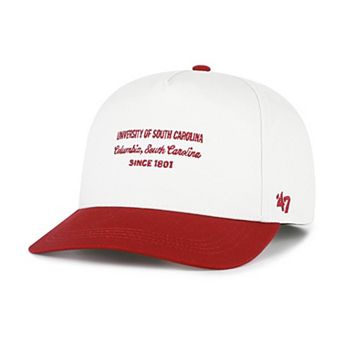 Men's '47 White South Carolina Gamecocks Contemporary Basics Two-Tone Hitch Adjustable Hat