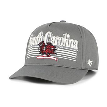 Men's '47 Gray South Carolina Gamecocks Script Fade Hitch Adjustable Hat