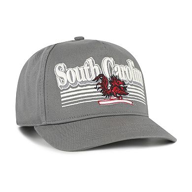 Men's '47 Gray South Carolina Gamecocks Script Fade Hitch Adjustable Hat