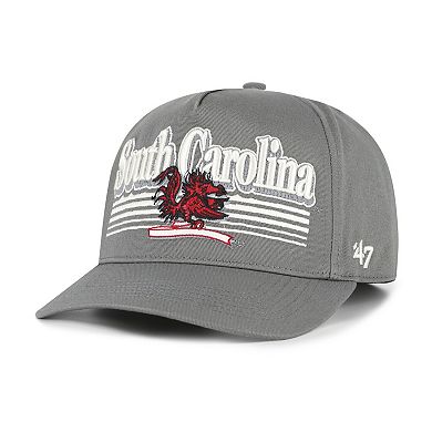 Men's '47 Gray South Carolina Gamecocks Script Fade Hitch Adjustable Hat