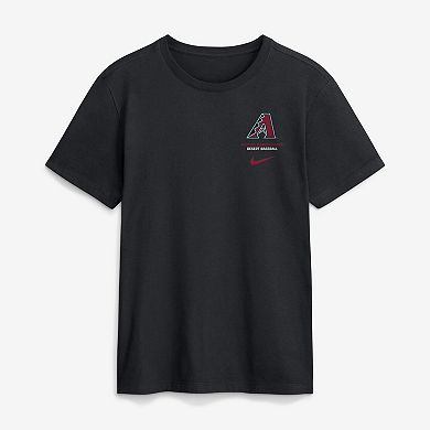 Men's Nike Black Arizona Diamondbacks Primetime 2-Hit T-Shirt