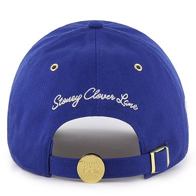 Men's '47 x Stoney Clover Lane Royal Chicago Cubs Acro Charm Clean Up Adjustable Hat