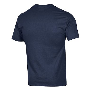 Men's Champion Navy Seattle Kraken Helmet T-Shirt