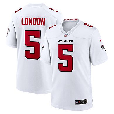 Men's Nike Drake London White Atlanta Falcons Game Jersey