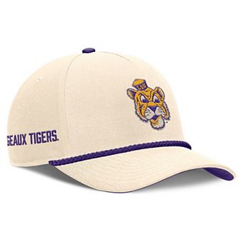 Unisex Nike Natural LSU Tigers Legacy Vintage Rope Rise Adjustable Hat