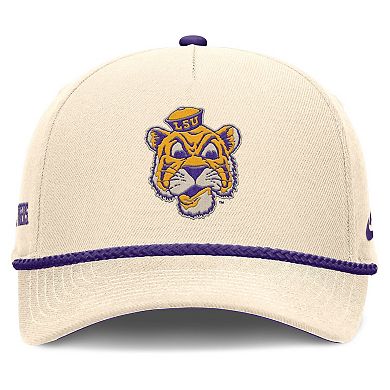 Unisex Nike Natural LSU Tigers Legacy Vintage Rope Rise Adjustable Hat