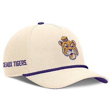 Unisex Nike Natural LSU Tigers Legacy Vintage Rope Rise Adjustable Hat