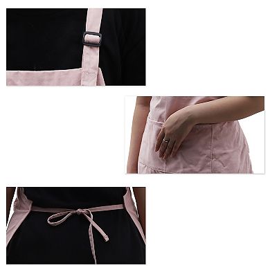 1 Set Children Kitchen Apron with Headband, Cotton Apron, Large Waterproof Aprons