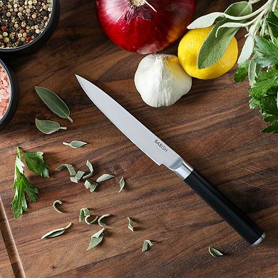 Babish High-Carbon 1.4116 German Steel 5 Inch Full Tang, Forged Utility Knife