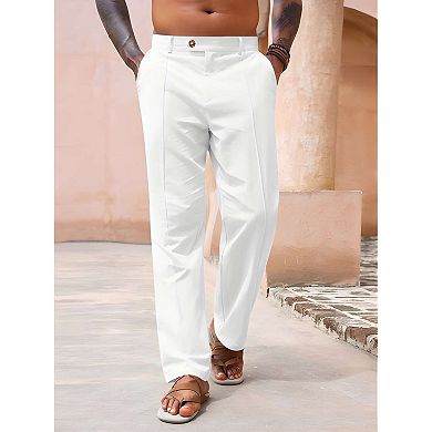 Mens Relaxed Linen Lounge Pants