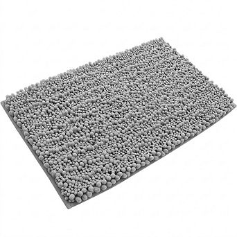 Chenille Bathroom Rug, Soft Absorbent, Non-Slip Quick-Dry Mat