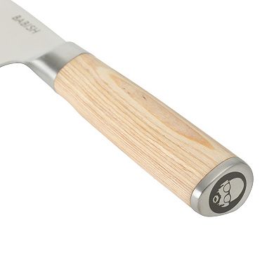 Babish High Carbon 1.4116 German Steel 14 Piece Forged Pakka Wood Kitchen Knife Set with Sheaths