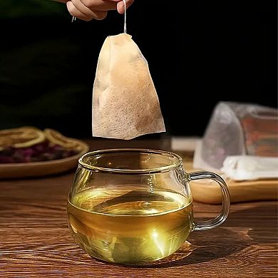 Unbleached Disposable Tea Infuser Bags 100 Pcs, 2.75” x 3.54”