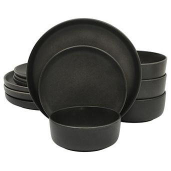 Gibson Elite Pasco 12 pc Reactive Glaze Dinnerware Set