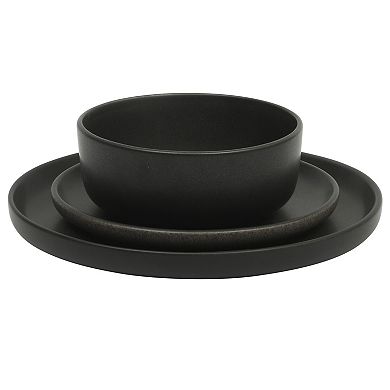 Gibson Elite Pasco 12pc Reactive Glaze Dinnerware Set