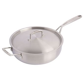 Babish 5-qt Tri-Ply Stainless Steel Professional Grade Saute Pan withLid