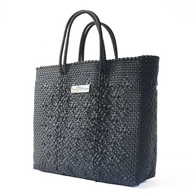 Large Woven Crossbody Bag