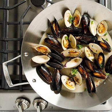 Babish 13 Inch Triply Stainless Steel Paella Pan