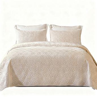 Queen Lightweight Geometric Pattern Bedspread