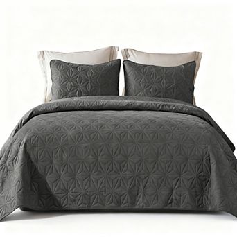 Queen Lightweight Geometric Pattern Bedspread