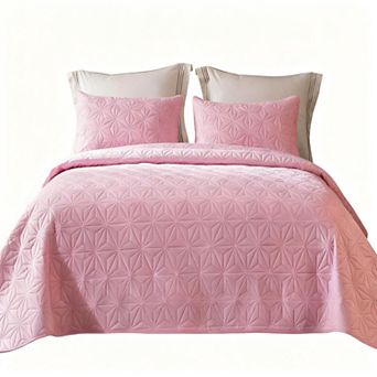 Queen Lightweight Geometric Pattern Bedspread