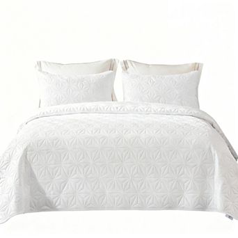 Queen Lightweight Geometric Pattern Bedspread