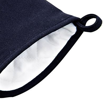 Extra-long silicone oven gloves, high-temperature resistant barbecue gloves