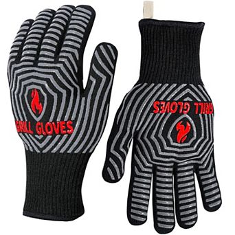 BBQ Gloves 1472℉ Heat-Resistant Silicone