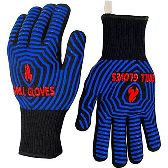 BBQ Gloves 1472℉ Heat-Resistant Silicone