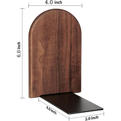 Book Ends,1 Pair Bookends Wood Book Ends Universal Economy Bookend