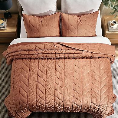 3-piece bedspread set 108 inches x 96 inches