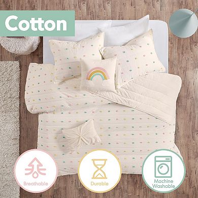 Cotton jacquard quilted bedspread suitable for all seasons