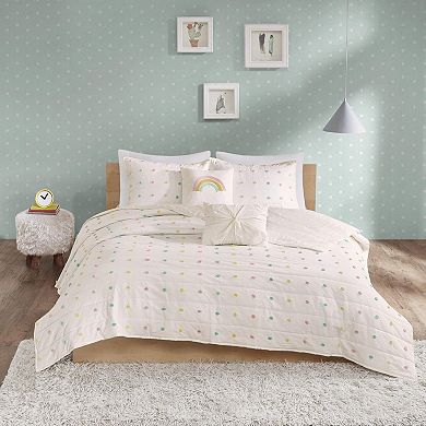 Cotton jacquard quilted bedspread suitable for all seasons