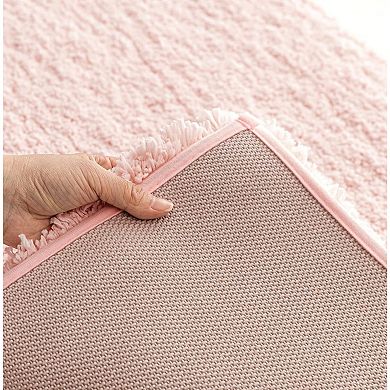 Bathroom Rugs Non Slip Washable, Ultra Soft Thick Shaggy Absorbent Bath Mats,High Density Foam Latex