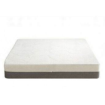 GOODSILO 10-Inch Gel-Infused Multi-Zone Support Queen Size Mattress for Restful Sleep