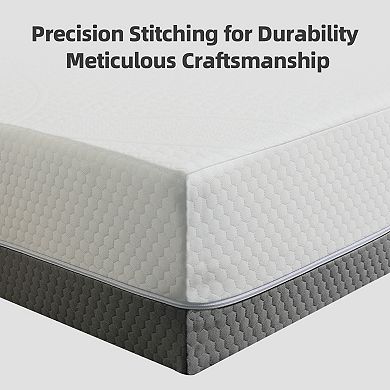 GOODSILO 10-Inch Gel-Infused Multi-Zone Support Queen Size Mattress for Restful Sleep