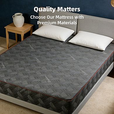 GOODSILO 10 Inch Queen Size Cooling Gel Memory Foam Mattress for Bedroom Comfort